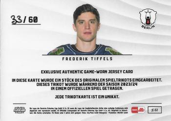 2023-24 Playercards (DEL) - Jerseys #JC-02 Frederik Tiffels Back