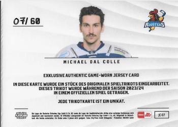2023-24 Playercards (DEL) - Jerseys #JC-07 Michael Dal Colle Back