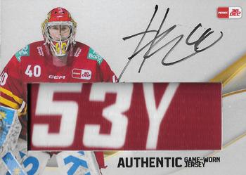 2023-24 Playercards (DEL) - Jersey Signatures #SJ-05 Henrik Haukeland Front