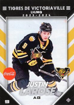 2023-24 Extreme Victoriaville Tigers (QMJHL) #NNO Justin Larose Front