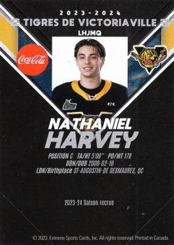 2023-24 Extreme Victoriaville Tigers (QMJHL) #NNO Nathaniel Harvey Back