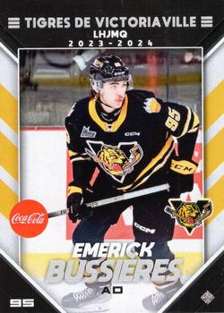 2023-24 Extreme Victoriaville Tigers (QMJHL) #NNO Emerick Bussieres Front