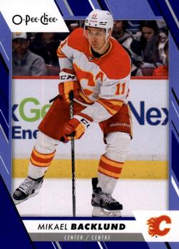 2023-24 O-Pee-Chee - Blue Border #64 Mikael Backlund Front