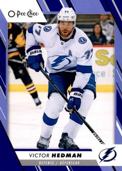 2023-24 O-Pee-Chee - Blue Border #80 Victor Hedman Front