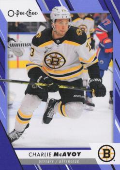 2023-24 O-Pee-Chee - Blue Border #130 Charlie McAvoy Front