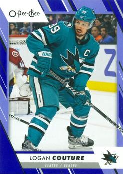 2023-24 O-Pee-Chee - Blue Border #136 Logan Couture Front