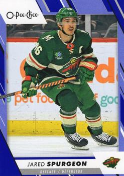 2023-24 O-Pee-Chee - Blue Border #139 Jared Spurgeon Front