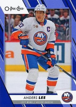 2023-24 O-Pee-Chee - Blue Border #165 Anders Lee Front