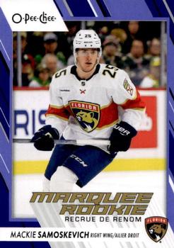2023-24 O-Pee-Chee - Blue Border #592 Mackie Samoskevich Front