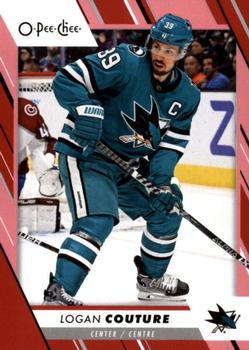 2023-24 O-Pee-Chee - Red Border #136 Logan Couture Front