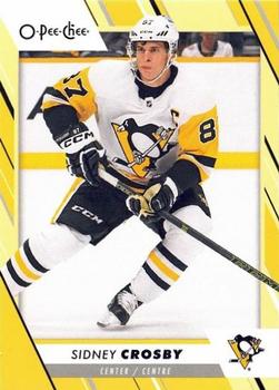 2023-24 O-Pee-Chee - Yellow Border #105 Sidney Crosby Front