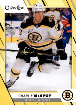 2023-24 O-Pee-Chee - Yellow Border #130 Charlie McAvoy Front