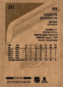 2023-24 O-Pee-Chee - Retro #211 Damon Severson Back