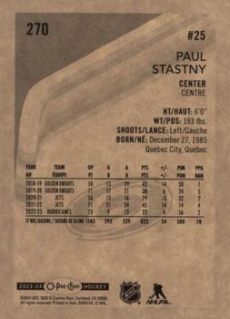2023-24 O-Pee-Chee - Retro #270 Paul Stastny Back