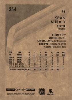 2023-24 O-Pee-Chee - Retro #354 Sean Kuraly Back