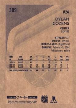 2023-24 O-Pee-Chee - Retro #389 Dylan Cozens Back