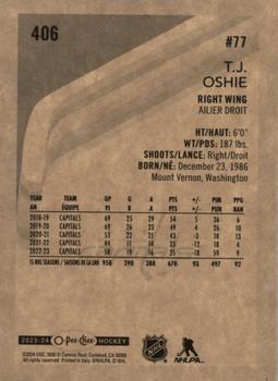 2023-24 O-Pee-Chee - Retro #406 T.J. Oshie Back