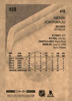 2023-24 O-Pee-Chee - Retro #459 Henri Jokiharju Back