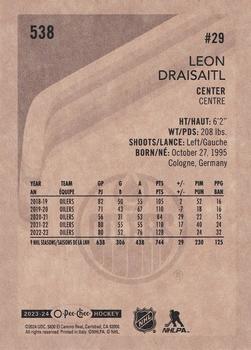 2023-24 O-Pee-Chee - Retro #538 Leon Draisaitl Back