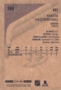 2023-24 O-Pee-Chee - Retro #568 Nikita Nesterenko Back
