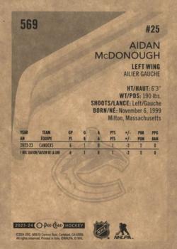 2023-24 O-Pee-Chee - Retro #569 Aidan McDonough Back