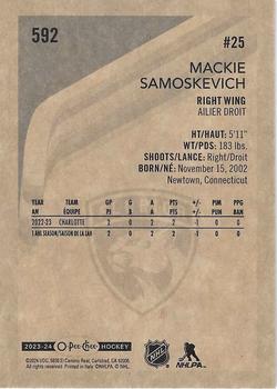 2023-24 O-Pee-Chee - Retro #592 Mackie Samoskevich Back