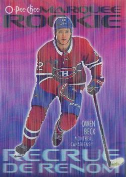 2023-24 O-Pee-Chee - 3-D Marquee Rookies #3D-OB Owen Beck Front