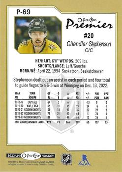 2023-24 O-Pee-Chee - O-Pee-Chee Premier #P-69 Chandler Stephenson Back
