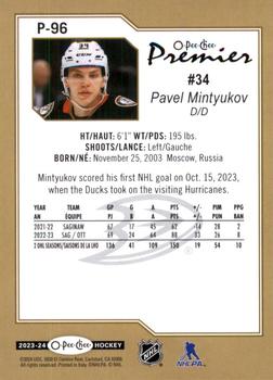 2023-24 O-Pee-Chee - O-Pee-Chee Premier #P-96 Pavel Mintyukov Back
