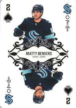 2023-24 O-Pee-Chee - Playing Cards #2♠ Matty Beniers Front