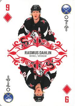 2023-24 O-Pee-Chee - Playing Cards #9♦ Rasmus Dahlin Front