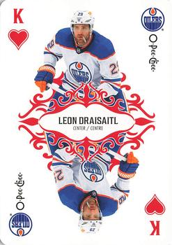 2023-24 O-Pee-Chee - Playing Cards #K♥ Leon Draisaitl Front