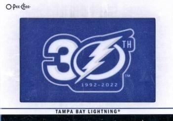 2023-24 O-Pee-Chee - Team Logo Patches #388 Tampa Bay Lightning Front