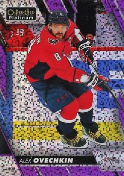 2023-24 O-Pee-Chee - OPC Platinum Previews Violet Pixels #P-AO Alex Ovechkin Front