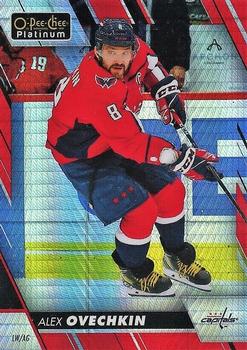 2023-24 O-Pee-Chee - OPC Platinum Previews Red Prism #P-AO Alex Ovechkin Front
