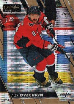 2023-24 O-Pee-Chee - OPC Platinum Previews Seismic Gold #P-AO Alex Ovechkin Front