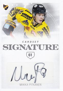 2019-20 Cardset Finland Series 2 - Signature #NNO Miikka Pitkänen Front