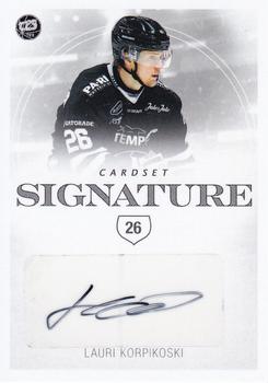 2019-20 Cardset Finland Series 2 - Signature #NNO Lauri Korpikoski Front