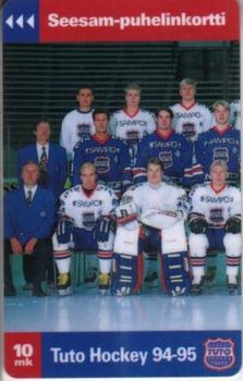 1995 Seesam TuTo Turku Phonecards #D130 Team Photo A Front