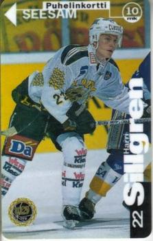 1995 Seesam Turun Palloseura Phonecards #5 Harri Sillgren Front
