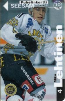 1995 Seesam Turun Palloseura Phonecards #6 Mika Lehtinen Front