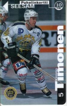 1995 Seesam Turun Palloseura Phonecards #15 Kimmo Timonen Front