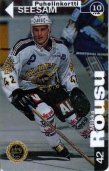 1995 Seesam Turun Palloseura Phonecards #23 Miikka Rousu Front