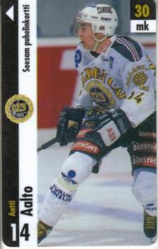 1996 Seesam Turun Palloseura Phonecards #8 Antti Aalto Front