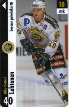 1996 Seesam Turun Palloseura Phonecards #19 Riku-Petteri Lehtonen Front