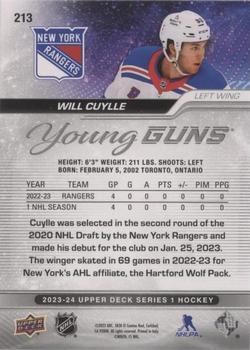 2023-24 Upper Deck - Silver Foil #213 Will Cuylle Back
