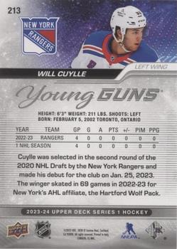 2023-24 Upper Deck - Speckled Rainbow Foil #213 Will Cuylle Back