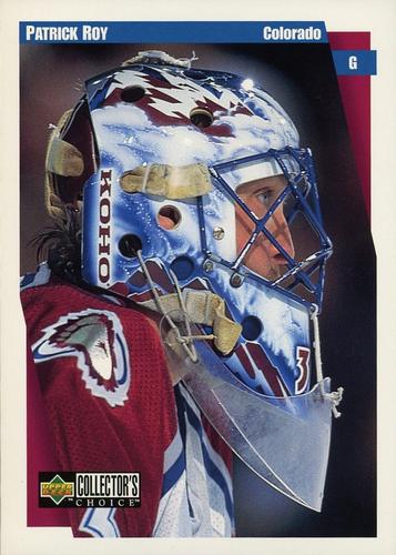 1997-98 Collector's Choice - Blow-Ups (6 card set) #2 Patrick Roy Front