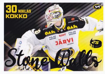 2023-24 Cardset Finland - Stone Walls #SW 8 Niklas Kokko Front