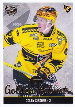2023-24 Cardset Finland - Golden Helmets #GH 6 Colby Sissons Front